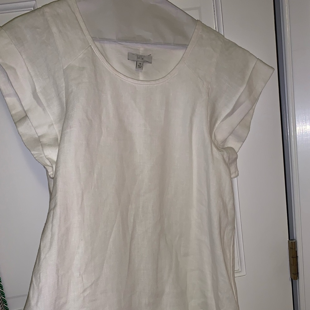 WORN ONCE Joie white a line dress